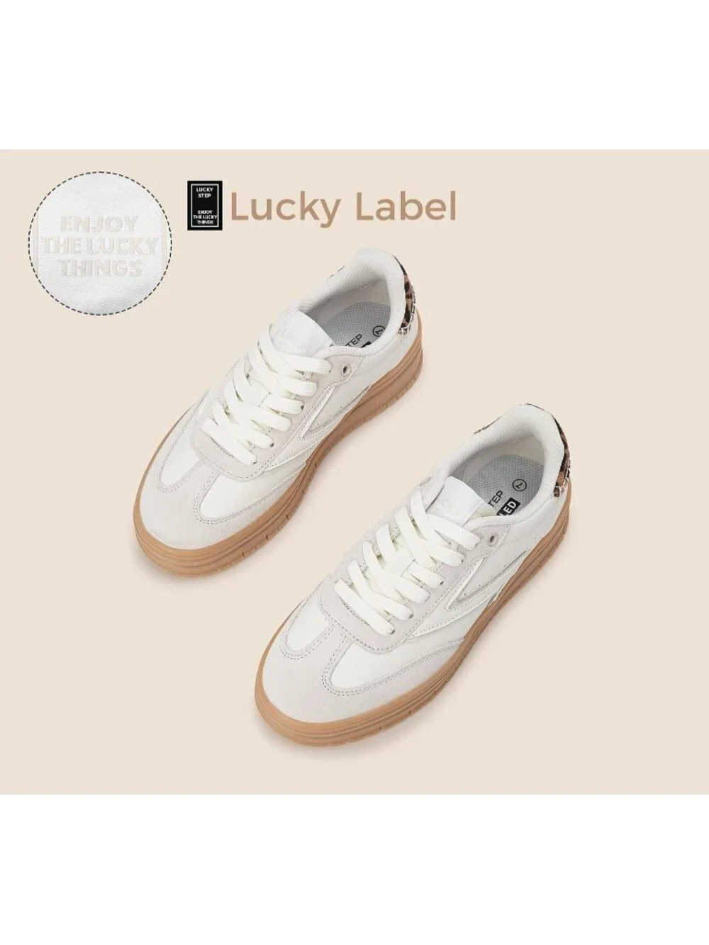 🆕Women's All White Platform Sneakers Gum Thick Sole Tennis Walking Shoes